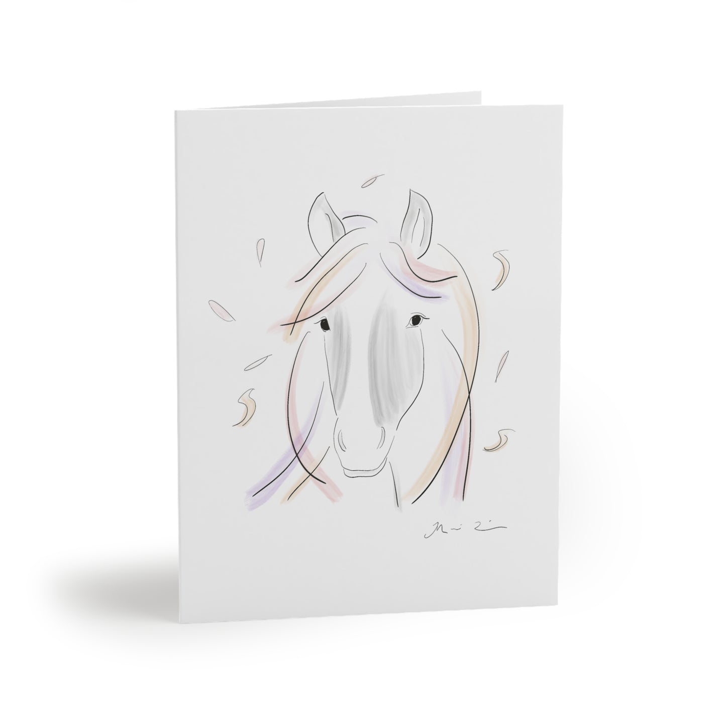 Elegant Horse Greeting Cards - Set of 8