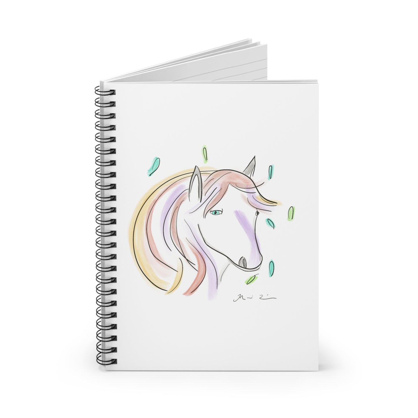 Whimsical Horse Notebook