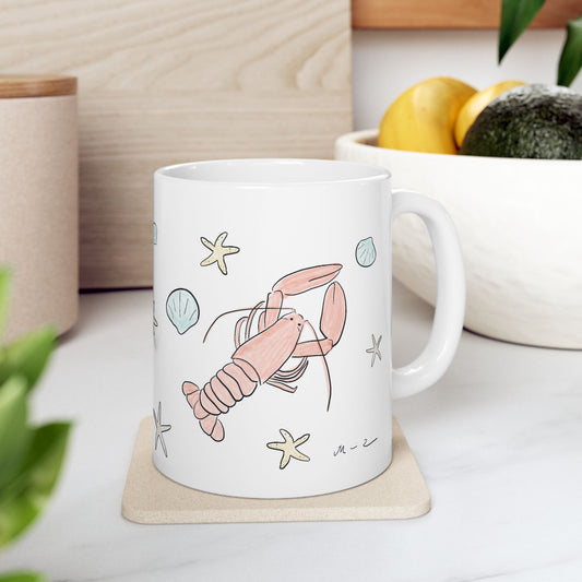 Scuba Lobster Coffee Mug