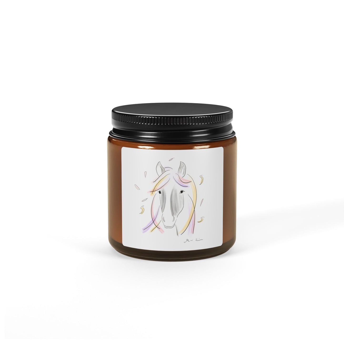 Elegant Horse Candle