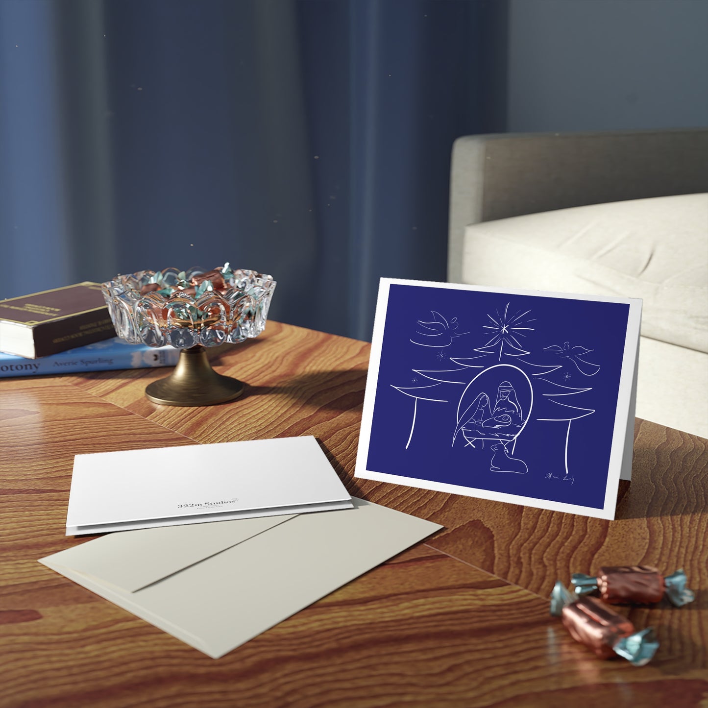 Christmas Nativity Greeting Cards - Set of 8