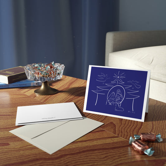 Christmas Nativity Greeting Cards - Set of 8